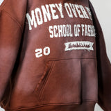 School of Fashion Distressed Hoodie