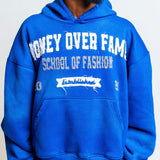 School of Fashion Distressed Hoodie