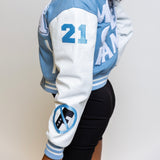School of Fashion Varsity Cropped Jacket