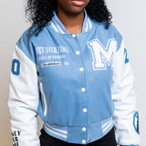 School of Fashion Varsity Cropped Jacket
