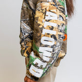 School of Fashion Camo Zip Up Hoodie