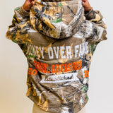 School of Fashion Camo Zip Up Hoodie