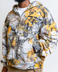 School of Fashion Camo Zip Up Hoodie