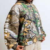 School of Fashion Camo Zip Up Hoodie